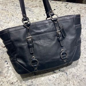 Coach Leather Tote Bag